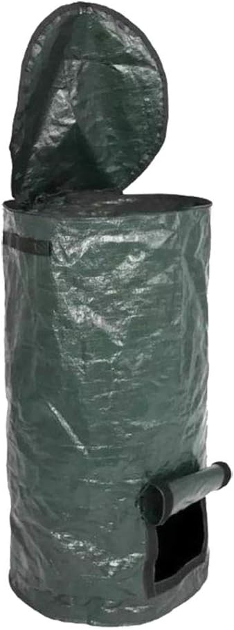 Environmental Compost Bag Handmade Waste Disposal Bag Garden Waste Bin Garden Compost Bins Kitchen Organic Ferment Compost Bag for Yard 15 Gallon