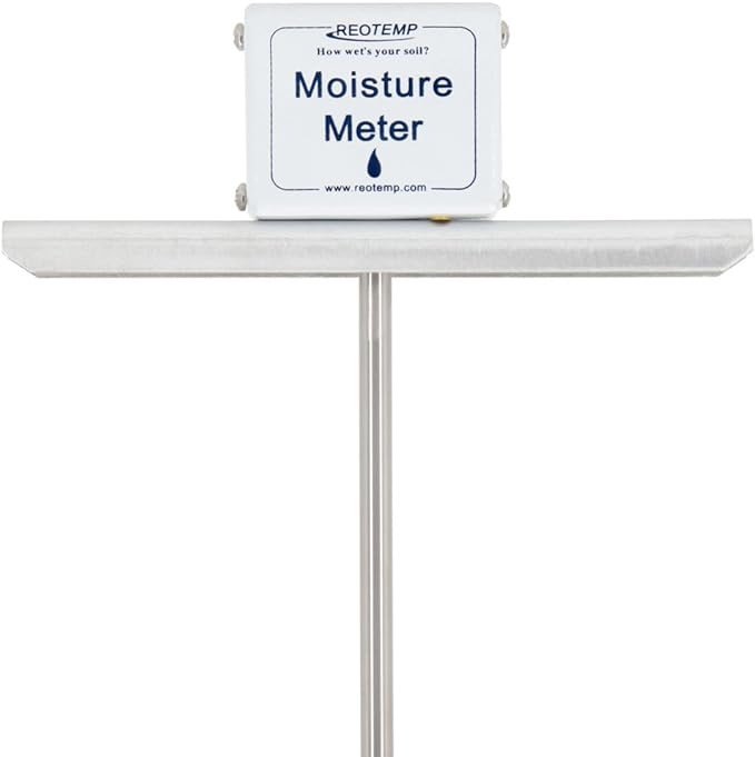 Reotemp 36 Inch Garden and Compost Moisture Meter, Garden Tool Ideal for Soil, Plant, Farm and Lawn Moisture Testing