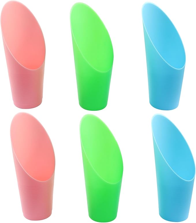 9 Pcs Bonsai Soil Scoops Plastic Garden Shovels Garden Tool, Colorful Mini Potting Scoops for Plant Succulent, Lightweight and Durable Design for Easy Gardening and Transplanting Tasks
