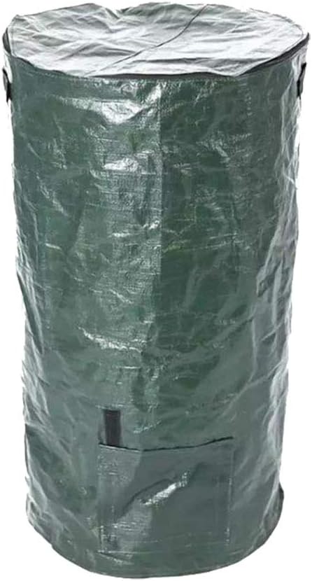 Environmental Compost Bag Handmade Waste Disposal Bag Garden Waste Bin Garden Compost Bins Kitchen Organic Ferment Compost Bag for Yard 15 Gallon