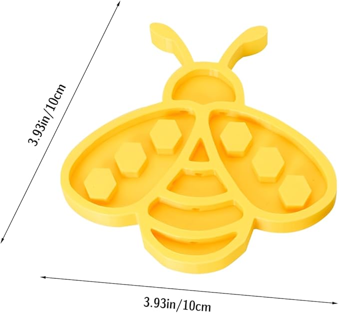 Bee Watering Station for Garden – Attractive Outdoor Bee Bird Bath & Butterfly Feeder, Garden Yard Decorations