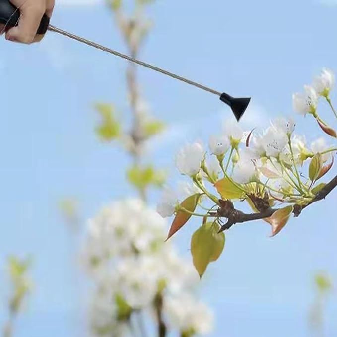 Manual Pollinator Brush for Kiwifruit,Plums,Peaches& Apples | Handheld Pollinating Tool for Home Orchard | Vegetable Fruit Tree Gardening Supplies | Essential Garden Hand Tool Set