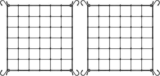 VIVOSUN 3 x 3Ft. Elastic Trellis Netting with 4 Hooks for Climbing Plants, Vegetables, Fruits, and Flowers, 2-Pack