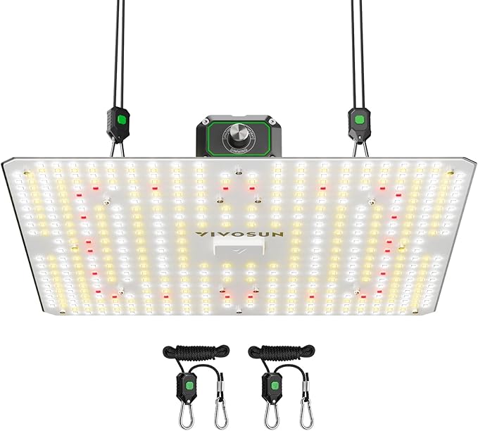 VIVOSUN LumaLight 150W LED Grow Light, Full Spectrum Plant Light, Smart Dimmable & High PPFD for Indoor Plants Seedling Vegetables Bloom, Fits 2.7×2.7/3×3 Grow Tents