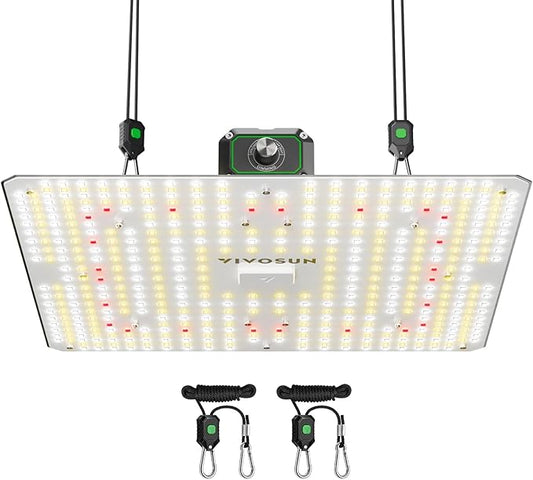 VIVOSUN LumaLight 150W LED Grow Light, Full Spectrum Plant Light, Smart Dimmable & High PPFD for Indoor Plants Seedling Vegetables Bloom, Fits 2.7×2.7/3×3 Grow Tents
