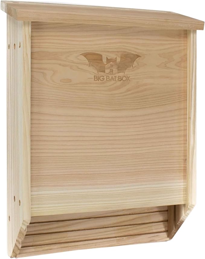 WildYard Cedar Bat House Kit - 2 Chamber, Holds 75 - Weatherproof Bat Shelters for Outdoors - Simple Installation Kit & Outdoor Shelter - Wildlife House for Patio & Colony Attraction