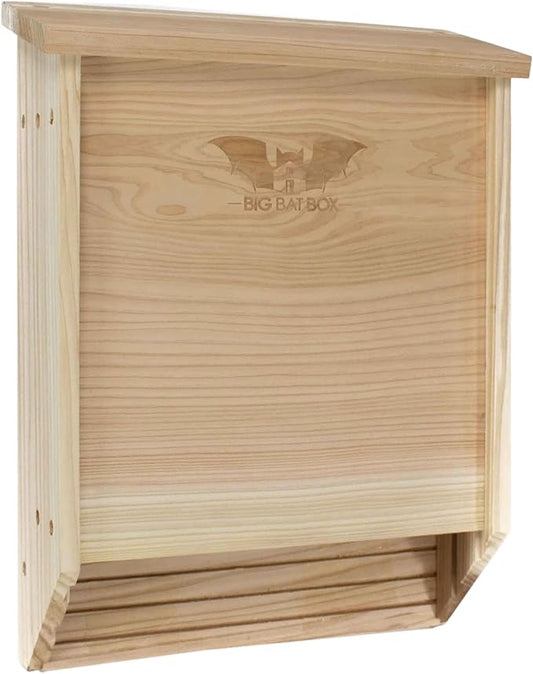 WildYard Cedar Bat House Kit - 2 Chamber, Holds 75 - Weatherproof Bat Shelters for Outdoors - Simple Installation Kit & Outdoor Shelter - Wildlife House for Patio & Colony Attraction