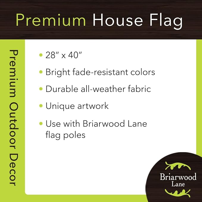 Briarwood Lane Spring Nuthouse Squirrels House Flag