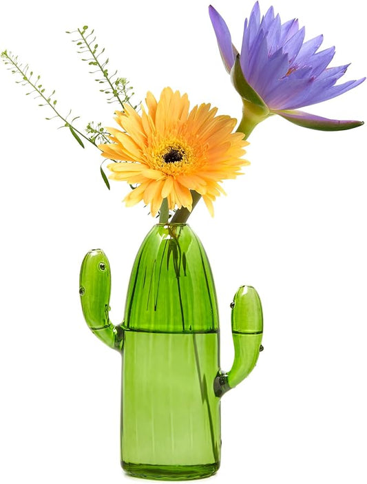 XXXFLOWER Cactus Plant Propagation Station Terrarium Jars for Plant Cuttings Air Plant Holders Unique Glass Flower Vase for Hydroponics Plants for Plant Lovers Home Garden Decor