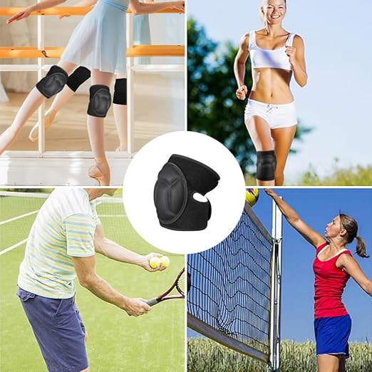 Protective Knee Pads Anti Slip Collision Avoidance Outdoor Sports Kneeling Braces High Elastic Fabric for Garden Dancing Cleaning