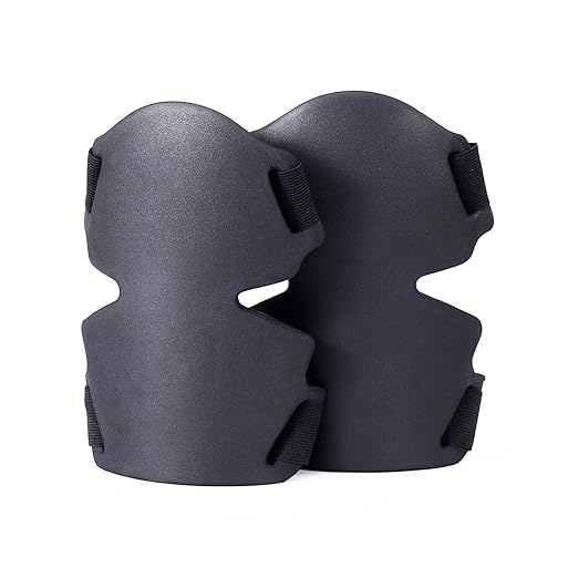 Gardening Knee Pads for Women, Soft Foam Knee Pads for Men Construction, Work Knee Pad for Women Men, Rodilleras Para Roofing Rodilleras Para Trabajo (Black)
