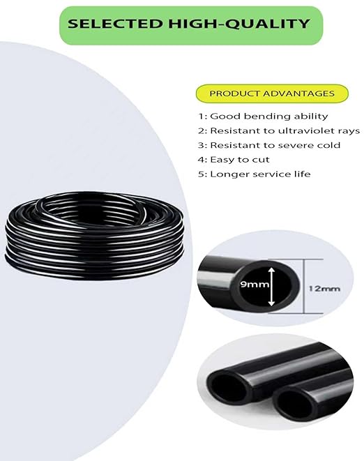 Drip Irrigation System - 360° Adjustable Micro Spray Sprinkler Kit for Garden, Easy Installation No Tools, Fine Mist Watering for Garden Potted Plants, Greenhouse (65FT+Timer)