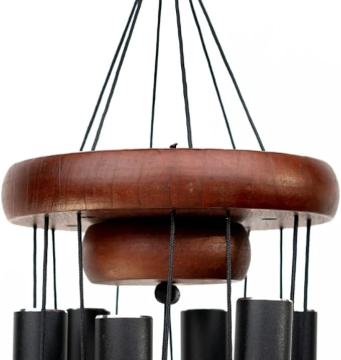 The Wind Chime CO Memorial Wind Chimes, Sympathy Wind Chimes Gift for The Loss of A Loved one, Home Decor Outdoor Garden, Soothing Melodic Tones with Mute Option.