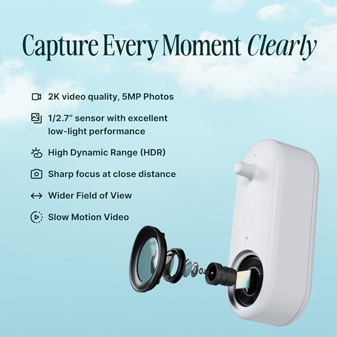 Birdbuddy Smart Non-Solar Pro Hummingbird Feeder with Camera - AI Bird Identification, 2K Video, 5MP Photos, Outdoor Hanging, Gift for Bird Watching (Pack of 2)
