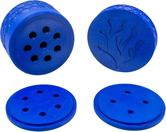 Copperband Butterfly Fish Feeder - Magnetic Aquarium Fish Feeder (Blue)