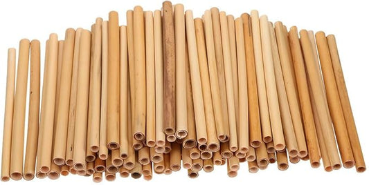 20Pcs Bee House Tubes Natural Reed Pollinator Tubes for Leaf Nesting Supplies for Garden and Pollinator Habitat