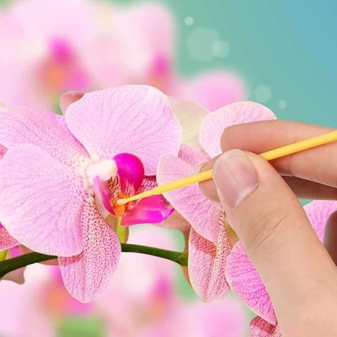Vegetable Pollinator Tool Plant Pollination Pen for Garden Flowers Fruits Succulent Outdoor Hand Pollinator Brush