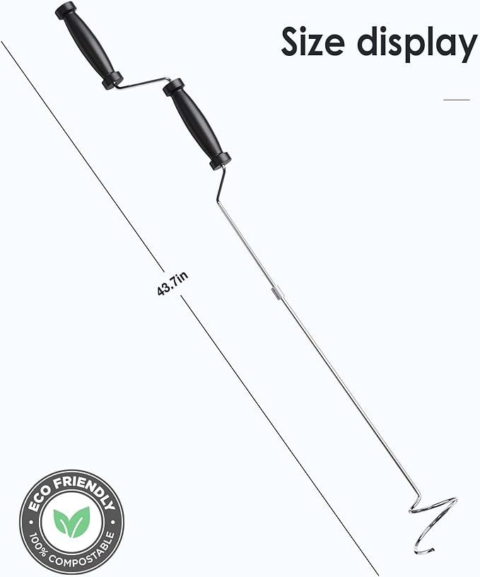 SQUEEZE master Compost Aerator-Compost Turner and Mixing Tool-Garden Aeration Tool