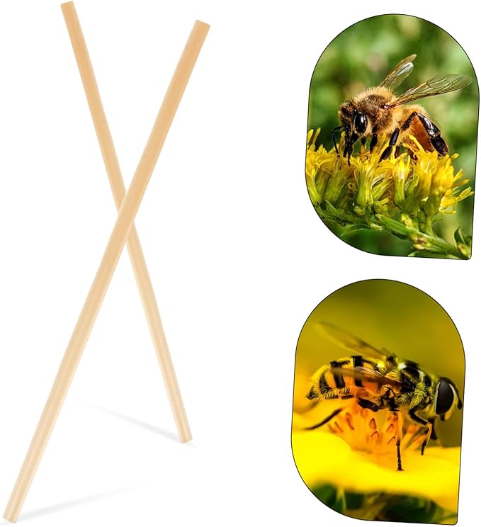 VANZACK 500pcs Beehive Straw Bee Tubes Easy Install Move Nesting Tubes for Beekeeping