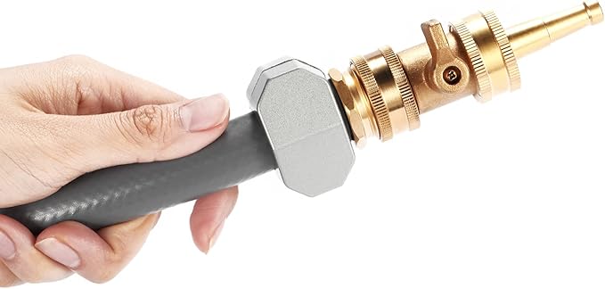 2 Pack Sweeper Nozzle for Garden Hose, 2" Hose jet nozzle with 3/4-Inch Hose Thread Inlet