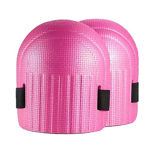 Soft Gardening Knee Pads for Women, EVA Foam Knee Pads for Men Construction, Work Knee Pad for Men Women, Rodilleras Para Roofing Rodilleras Para Trabajo (Pink)