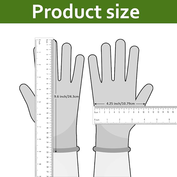 DOFOWORK Gardening Gloves - 6 Pair Gardening Gloves for Women/Men, Breathable Natural Latex Garden Gloves with Grip