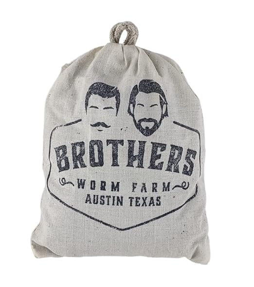 BROTHERS WORM FARM - 1/2 LB (~500) Red Wiggler Compost Worm Blend. Live Worms for Composting and Creating Worm Castings at Home. Ideal for Worm Composters, Gardens, and Worm Bins.