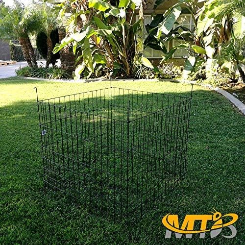 Garden Wire Compost Bin 30x30x24 inches, Green, Garden Bed Fencing