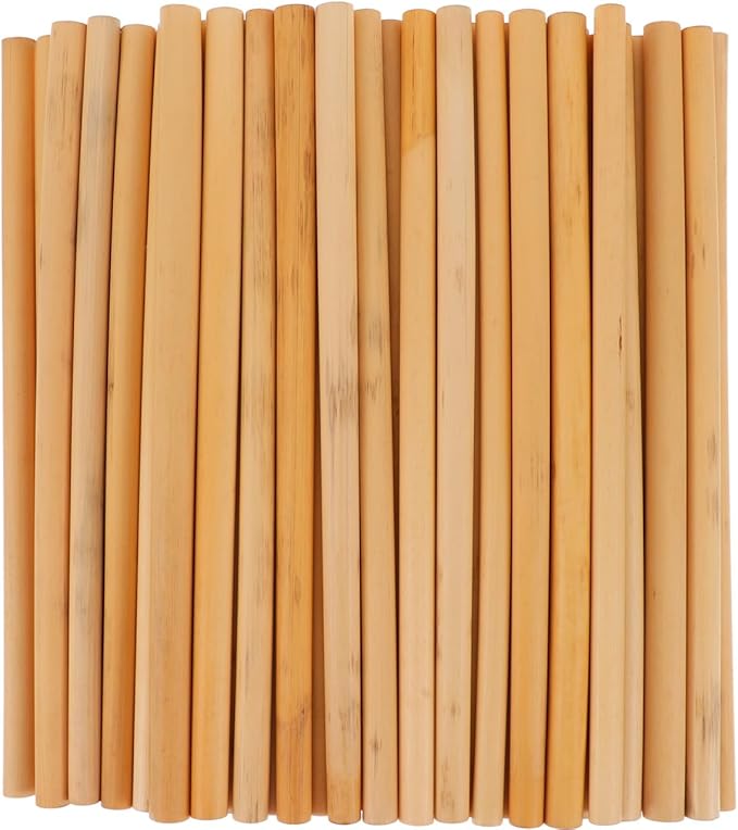 COHEALI Mason Bee Tubes 50-Pack, 7.87" Natural Reed Nesting Tubes Refills for Bee House, 7-9mm Diameter Solitary, Beehive Pollination Beekeeping Supplies for Garden