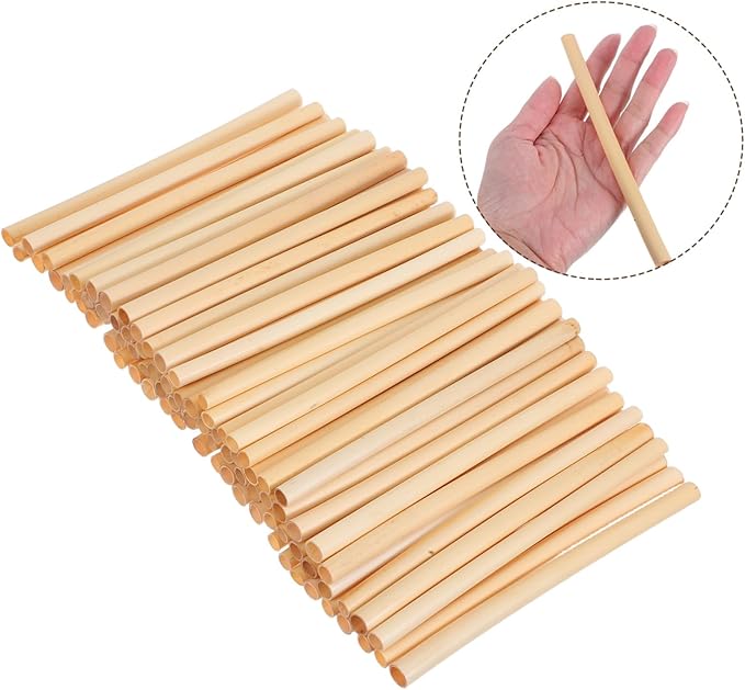 YARNOW 100pcs Natural Reed Bee Tubes for Beekeepers Refill Tube Props for Mason Bee Houses Essential Beekeeping Tools for Pollinator Gardens