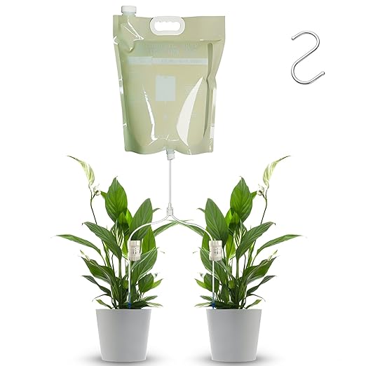 6.5L Automatic Plant Waterer, Dual Water Tube Design, Smart Timer Indoor Plant Watering System, Self-Watering System for Indoor Plants, Auto Watering for Plants & Garden Irrigation (1)