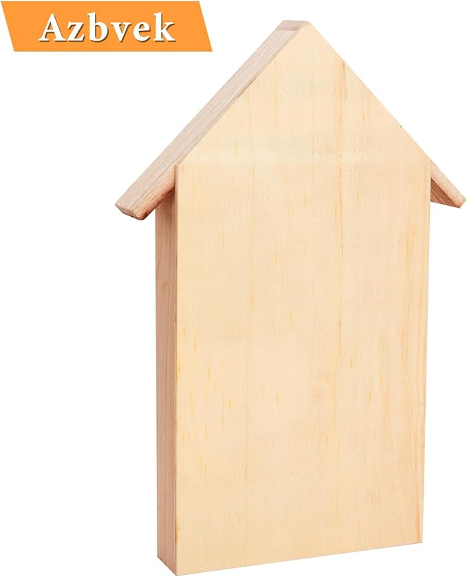 Wooden Insect House Hotel for Bee, Butterfly, Ladybirds, Beneficial Insect Habitat, Bug Hotel Garden 11.7" x 7.7" (B)