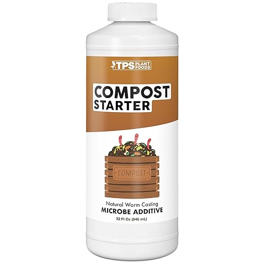 Compost Starter & Compost Accelerator for Bins, Tumblers & Garden Compost 32 oz (1 Quart)