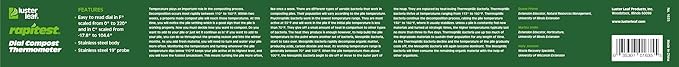 Luster Leaf Rapitest Dial Compost Thermometer