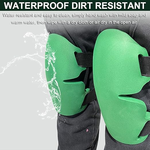 Gardening Knee Pads for Women, Soft Foam Knee Pads for Men Construction, Work Knee Pad for Women Men, Rodilleras Para Roofing Rodilleras Para Trabajo (Green)