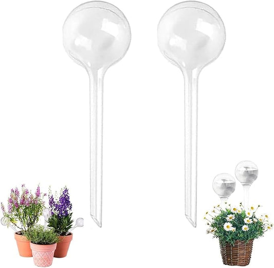 2PCS Watering Globes,Plant Watering Globes Plastic Self-Watering Bulbs Houseplant Plant Pot Bulbs,Self Watering Planter Insert Plant Accessories for Plants Indoor,Outdoor,Flowerpot,Home Garden