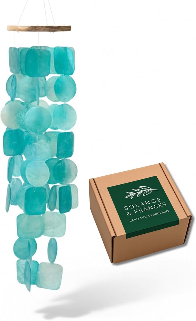 Solange & Frances Wind Chimes for Outside, Gifts for Mom, Gifts for Women who Have Everything, Outdoor Birthday Ideas, Mother's Day Decor Gift
