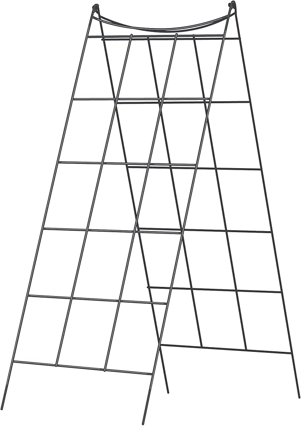 Gardeners Supply Company Wire A-Frame Trellis | Strong and Sturdy Metal Outdoor Garden Trellis Plant Support for Cucumbers, Squash, Vine Herbs & Other Climbing Plants
