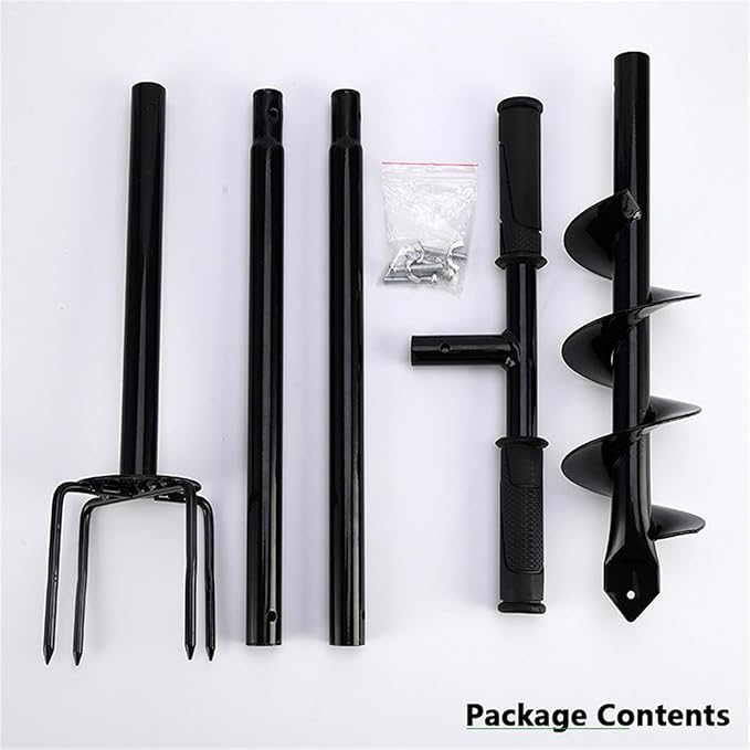 Compost Stirring Tool 45.6 inch Compost Turning Tool Outdoor Manual Composting Bar Compost Turner Aerator Accessories Outdoor Turner and Mixing Tool