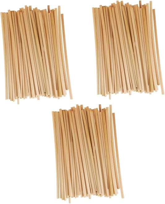 VANZACK 300pcs Bee Craft Supplies Straw Bee House Tubes Easy Install Outdoor Beekeeping Nesting Tubes