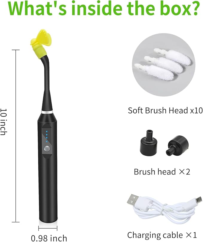 Plant Pollination Tool - USB Rechargeable Vibrating Pollinator for Greenhouse Crops Like Tomatoes and Strawberries