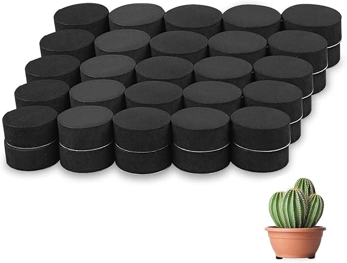 50Pcs Pot Feet Risers Plant Riser Invisible Pot Feet for Indoor/Outdoor Planters Adhesive Pads, Plant Pot Feet for Outdoor Planters