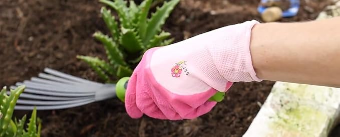 G & F Products Women’s Gardening Gloves, Micro-Foam Coated, Durable, Flexible Nylon Shell, Textured Palm for Maximum Grip