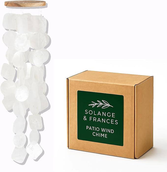 Solange & Frances Garden Decor, Hanging Patio Decor, Wind Chimes for Outside,Patio and Garden Gifts for Women Who Have Everything for Mom