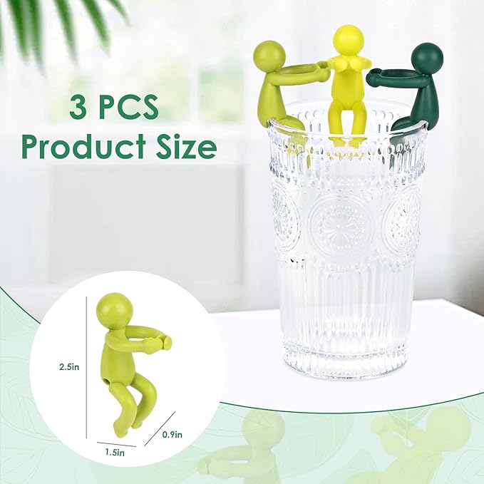 UNOONE Plant Propagation Buddy, 3PCS Plant Support for Sprouts, Stems, and Shoots, Cute Plant Cages & Supports for Plant Propagation Station or Indoor Garden
