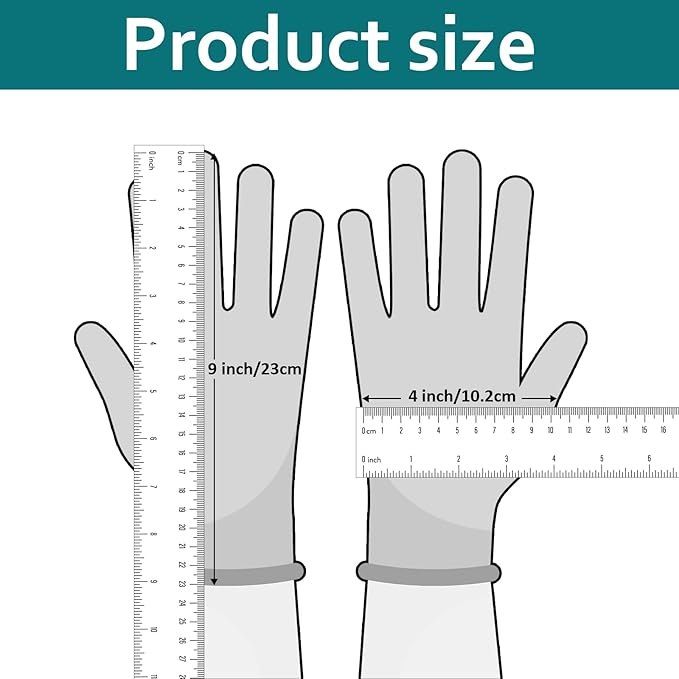 DOFOWORK Gardening Gloves - 6 Pair Gardening Gloves for Women/Men, Breathable Natural Latex Garden Gloves with Grip