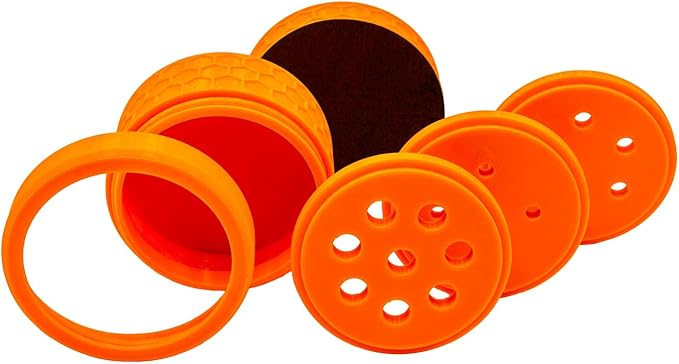 Copperband Butterfly Fish Feeder - Magnetic Aquarium Fish Feeder (Orange)