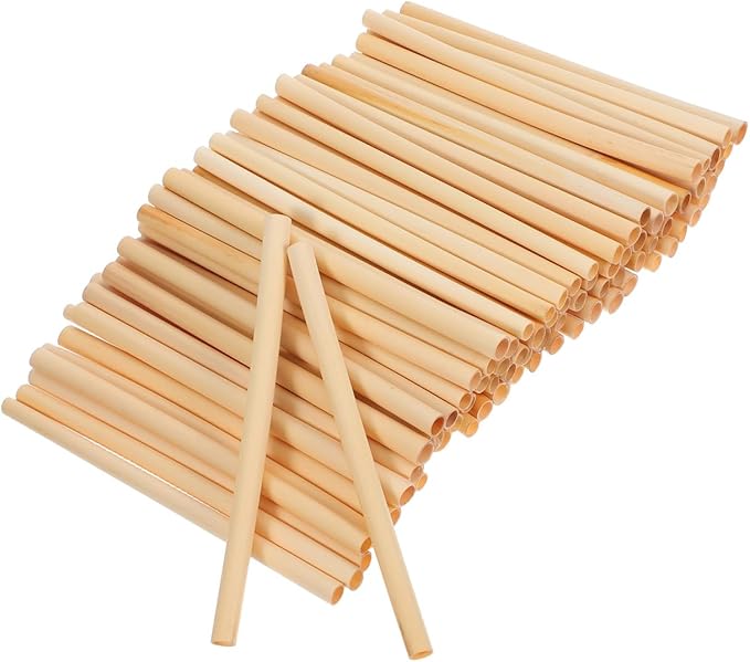 Mason Bee House Reed Nest Tubes Refill: 200PCS Mason Bee Nesting Reed Tubes Inserts Replacement Liners Hotel Box for Outdoor Beekeepers Solitary Bee Hive Supplies