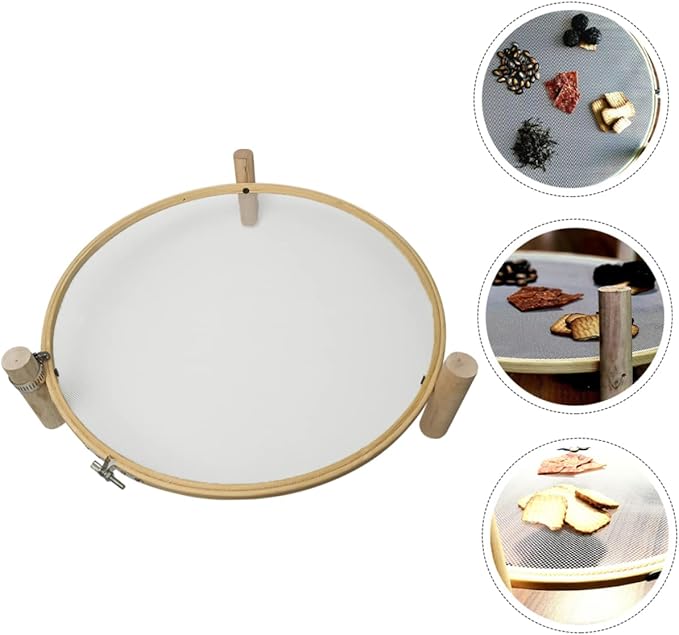 Herbalist Round Drying Rack for Camping Home Herb Garden Flower Drying Kit