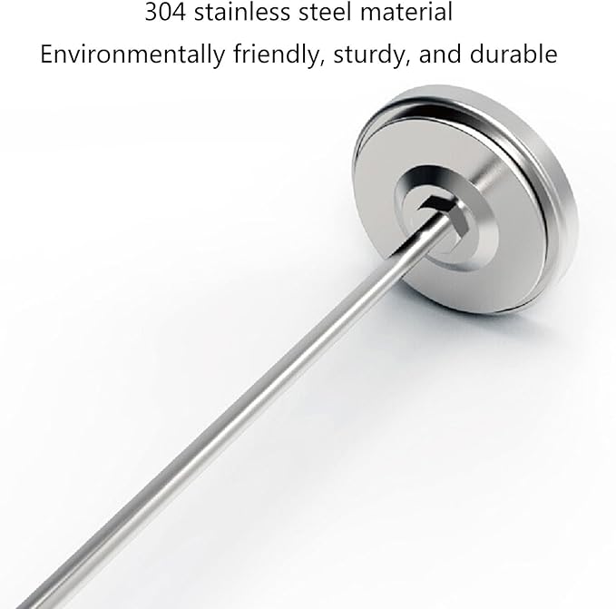 Soil Testing Thermometer 20Inch Stem Compost Soil Thermometer Garden Backyard 10~76°C 40°F~180°F Compost Thermometer